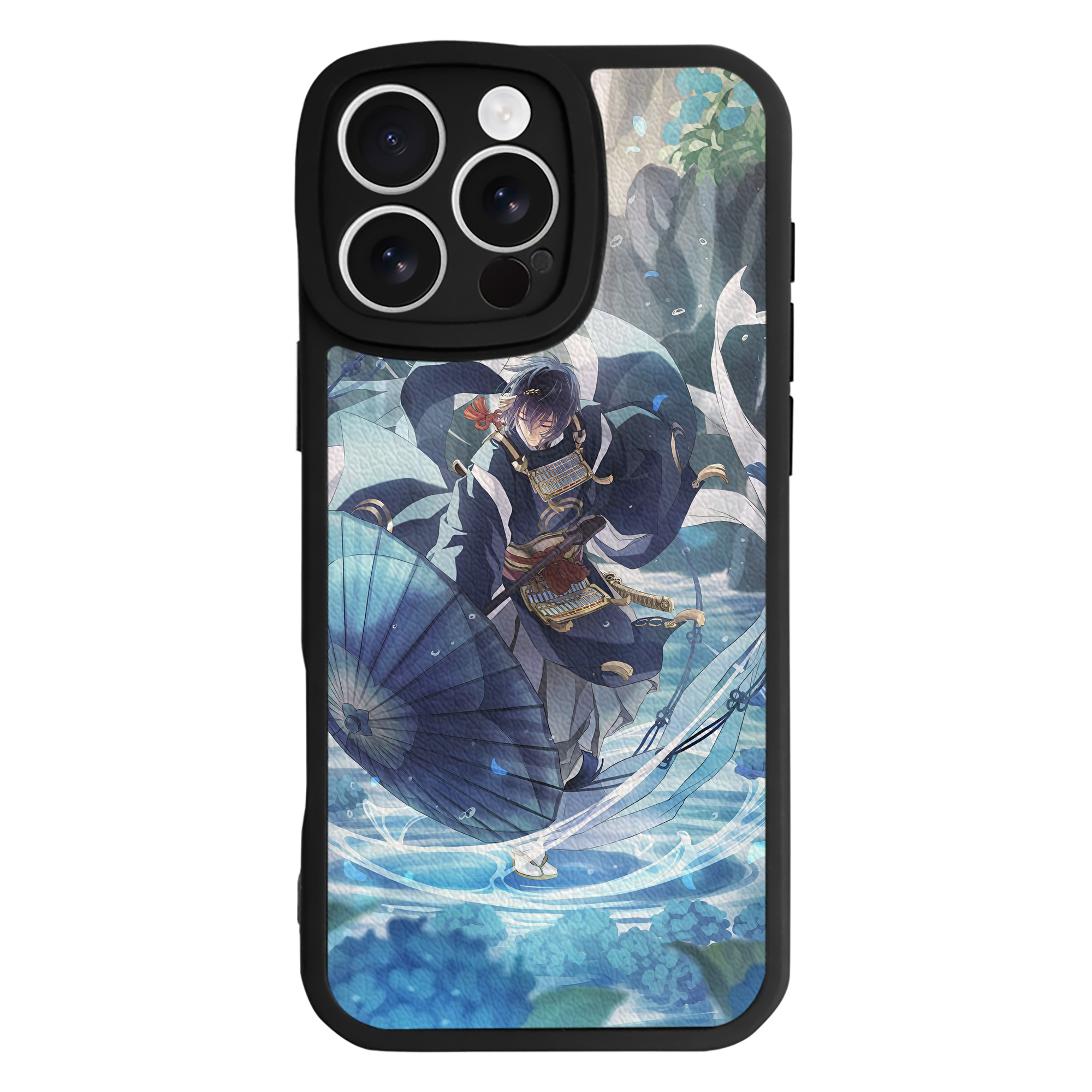 （画像用） 刀剣乱舞 Touken Ranbu 【iPhone 16シリーズ対応】シリコンスマホケース（レザー調） 材質：シリコン
